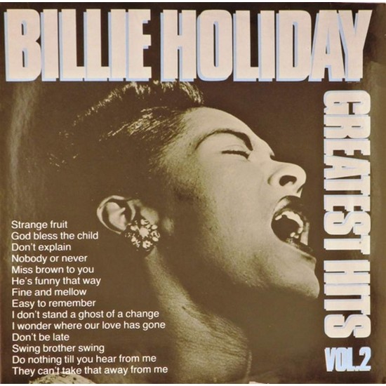 Пластинка Billie Holiday Greatest hits. Vol. 2